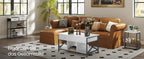 Smalle Consoletafel 80 cm met 2 Stoffen Lades