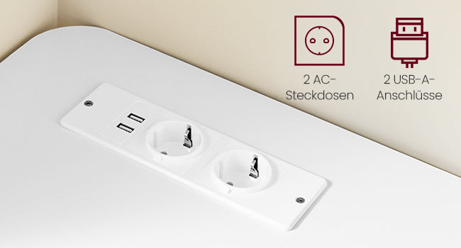 L-Vormig Elektrisch Verstelbaar Bureau