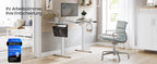 Elektrisch Verstelbaar Bureau 120x60 cm – Hoogte 72-120 cm – Continu Verstelbaar – Spliced Plate – Ergonomisch Zit-Sta Bureau